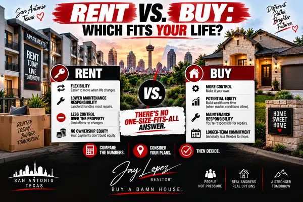 feature image of Rent vs. Buy in San Antonio: What Should Renters Consider?
