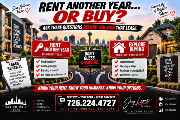 feature image of Renting Another Year vs. Buying: Questions to Ask Yourself First