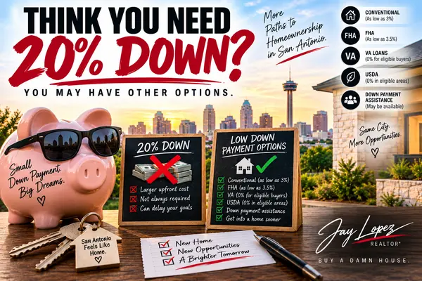 feature image of Can I Buy a House in San Antonio With a Low Down Payment?
