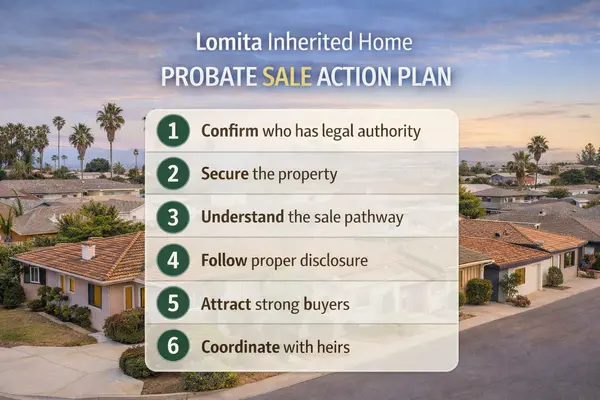 Probate Sale Steps for Lomita Inherited Properties: Heirs’ Action Plan,Ben Larson