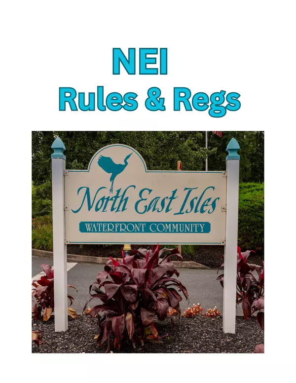NEI Cover HOA Rules & Regs