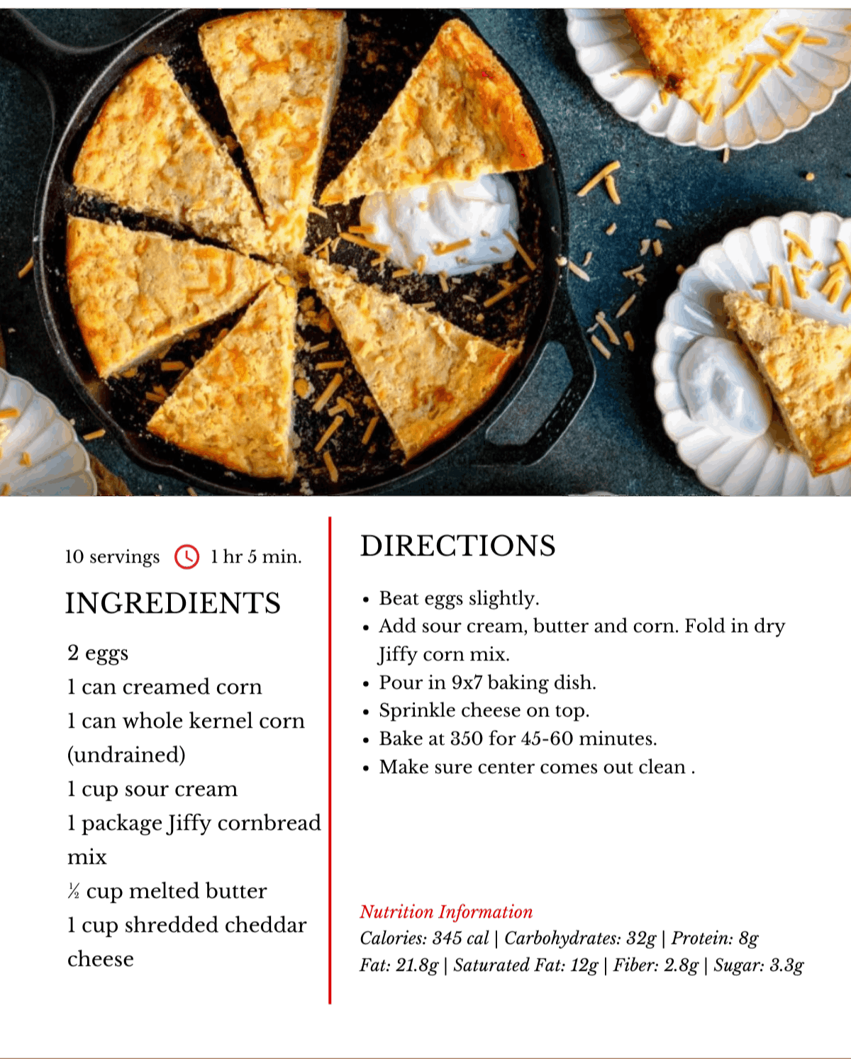 Scalloped Corn Casserole