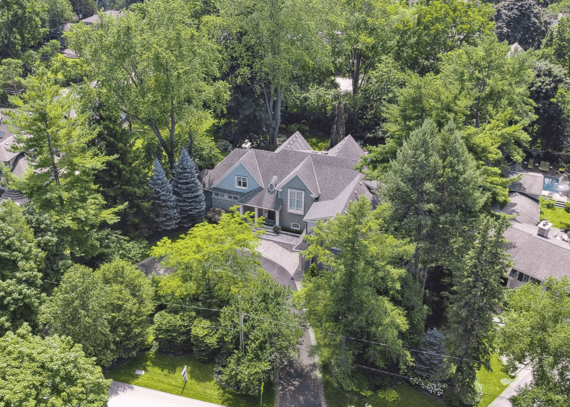 Drone footage