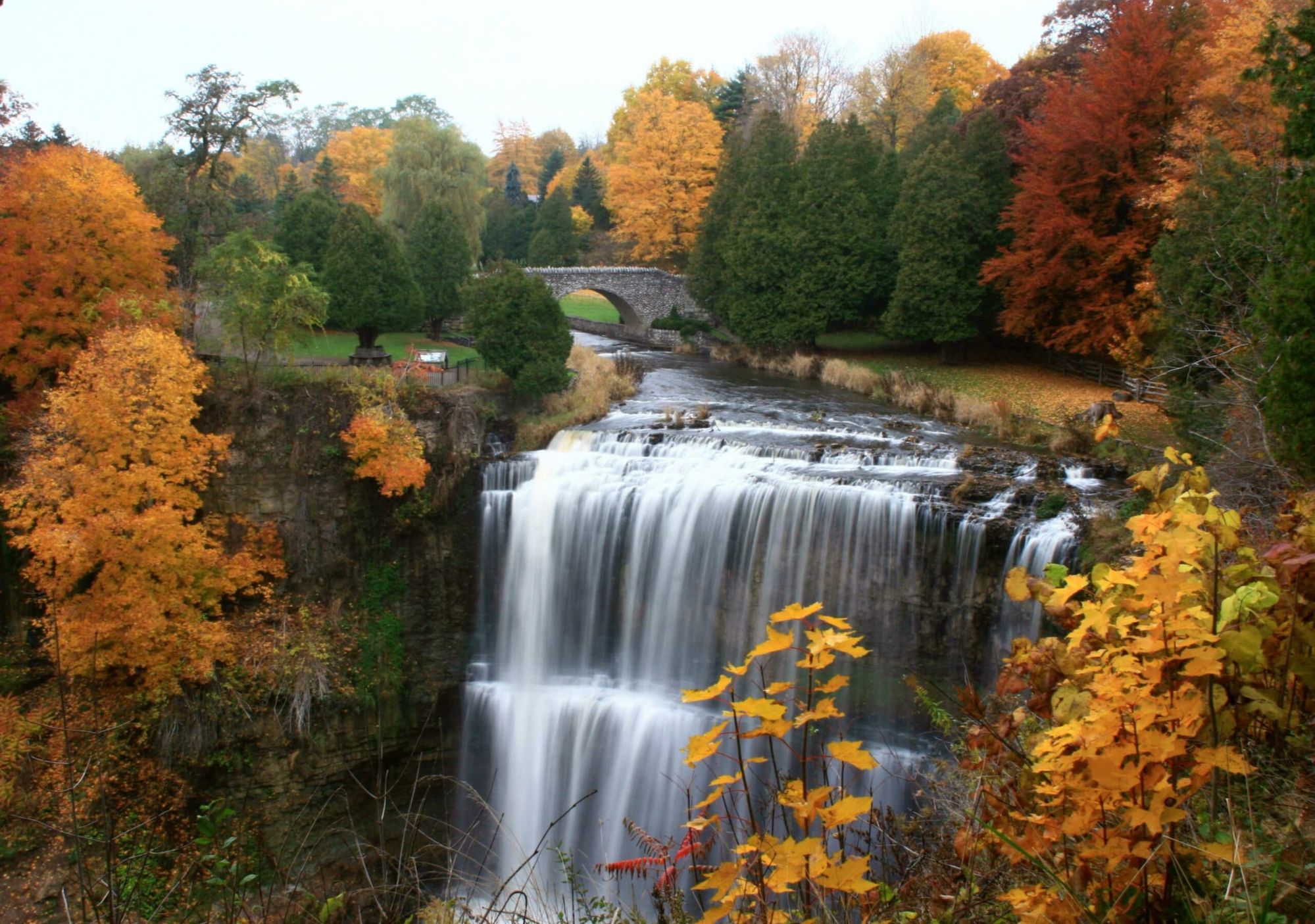 Hamilton escarpment waterfall