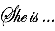 She is