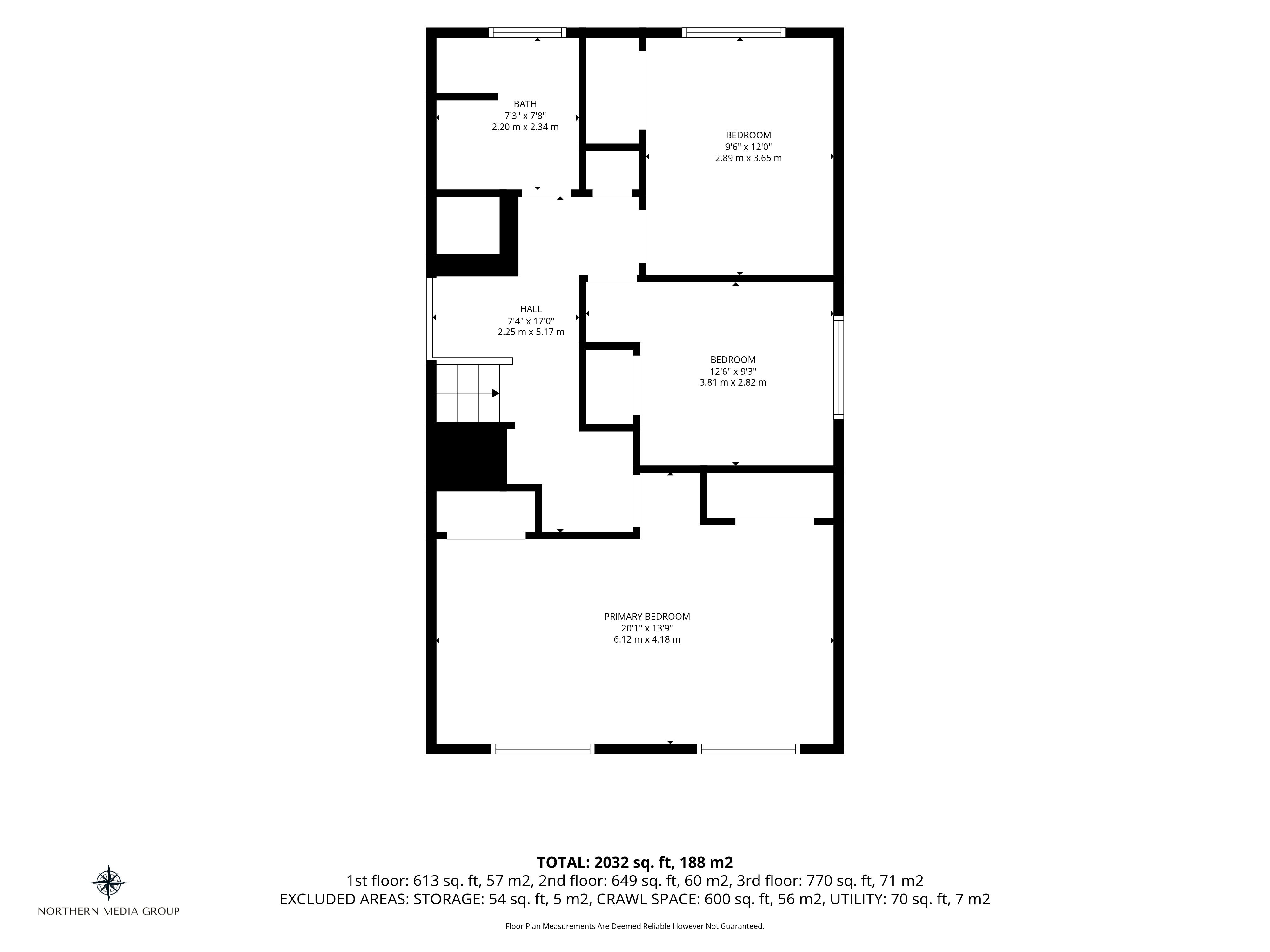 7 Douglas Avenue second floor plan