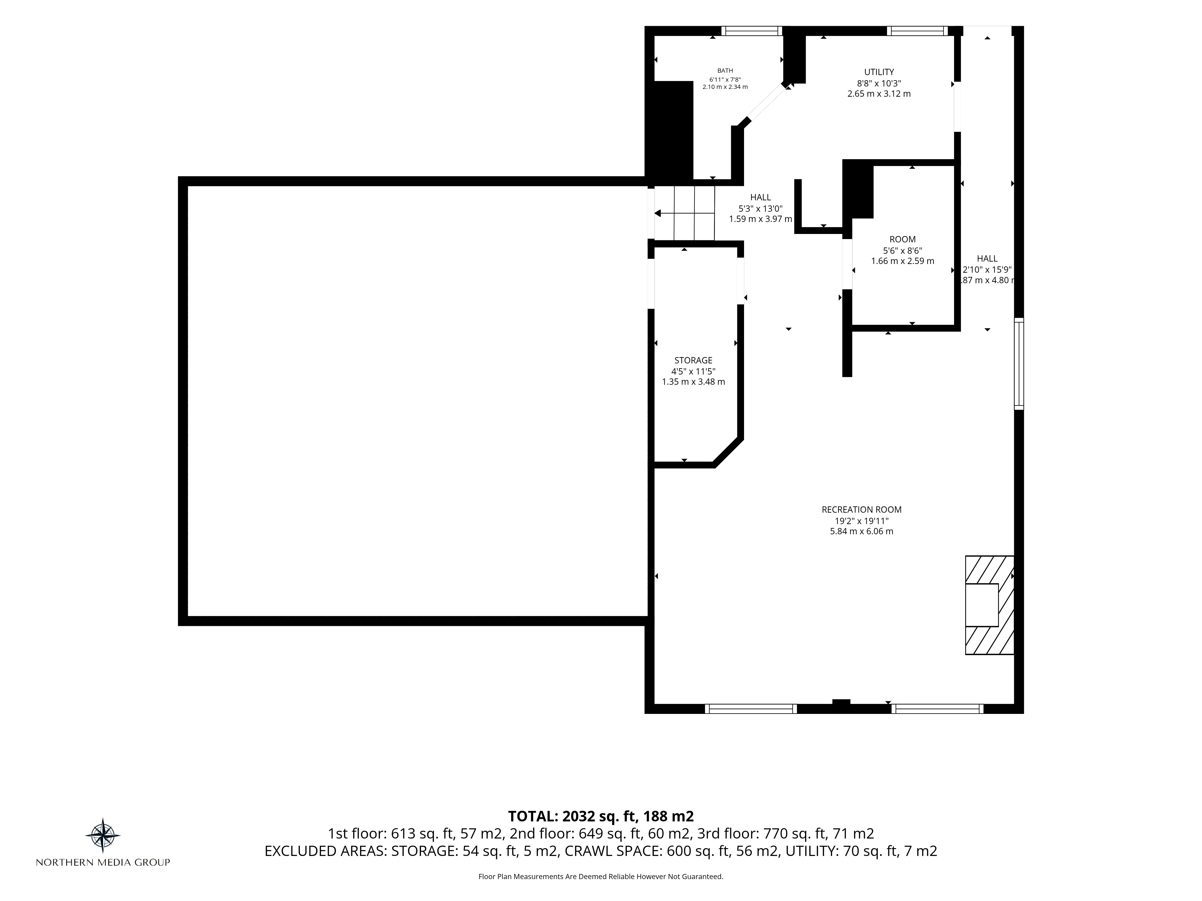 7 Douglas Avenue basement floor plan