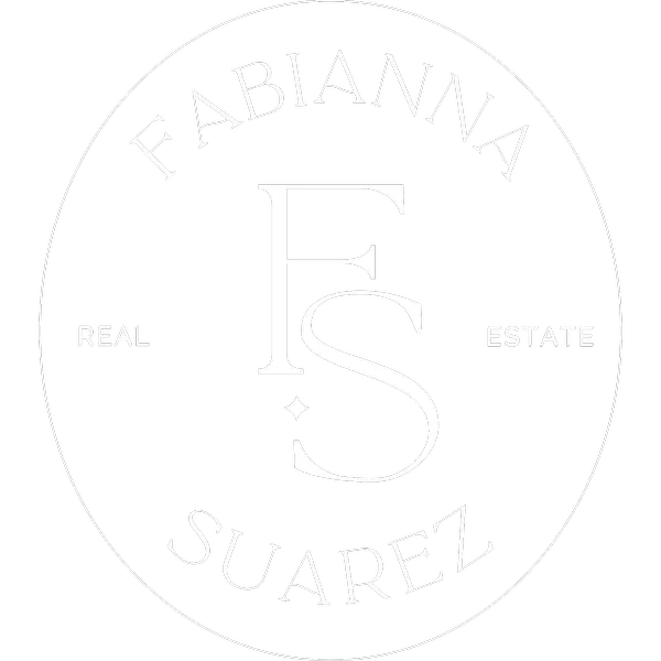 Fabianna Suarez Circle Logo White