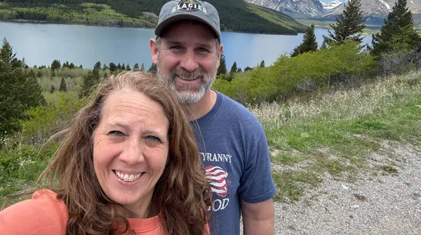 Arnie and Tina Sharp in Montana, symbolizing peace of mind