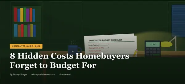 8 Hidden Costs Homebuyers Forget to Budget For,Donny Stager