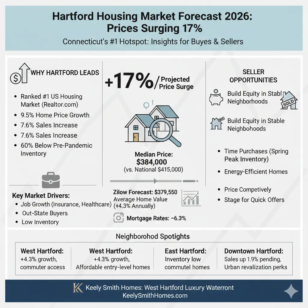 Hartford Housing Market Forecast 2026: Why Prices Are Surging 17%