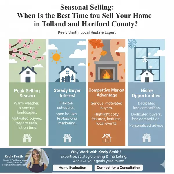 Seasonal Selling: When Is the Best Time to Sell Your Home in Tolland and Hartford County?