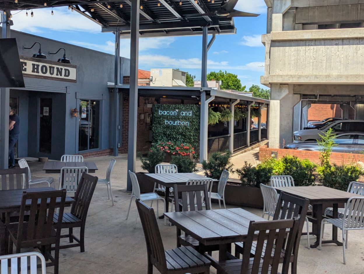 The Hound patio
