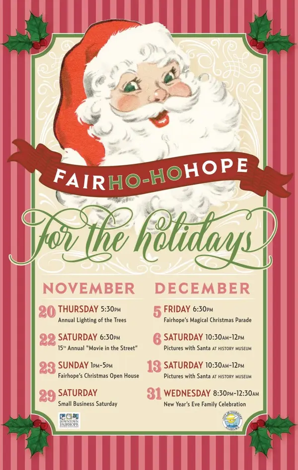 FAIRHOPE'S HOLIDAY SCHEDULE - JOIN US FOR THE LIGHTING OF THE TREES TO KICKSTART YOUR HOLIDAY SEASON,Jennifer Sage