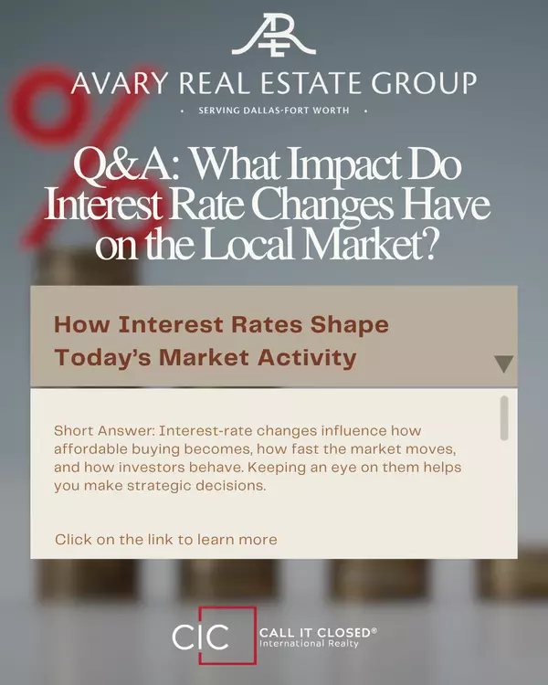 What Impact Do Interest Rate Changes Have on the Local Market?,Chris Avary