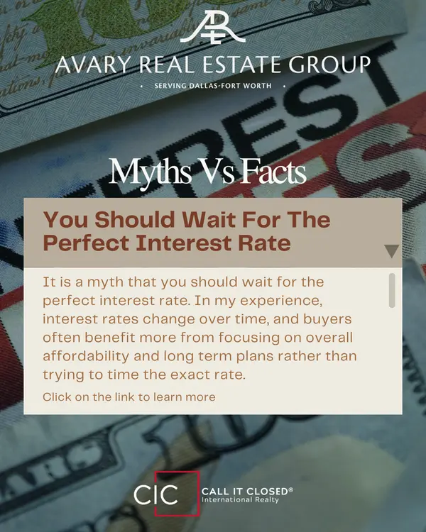 Myth Vs Fact You Should Wait For The Perfect Interest Rate