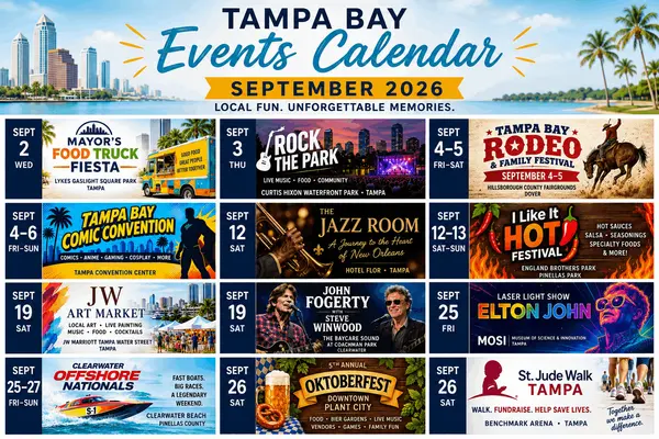 feature image of Tampa Bay Events September 2026
