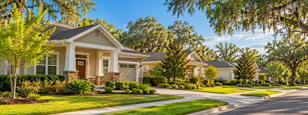 Sunny Craftsman Homes on a Lush Suburban Street