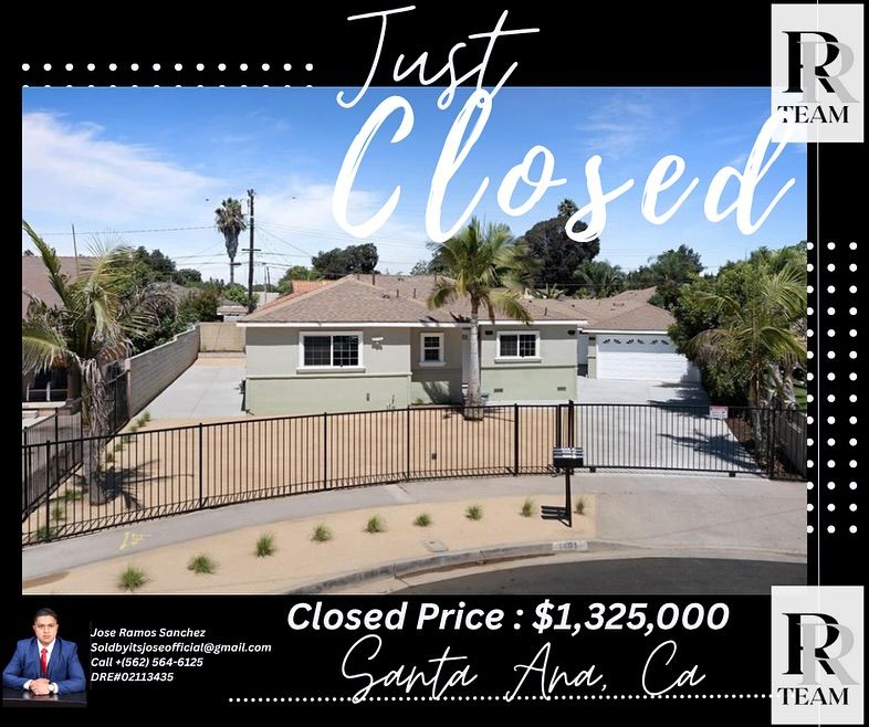 Just closed in Santa Ana