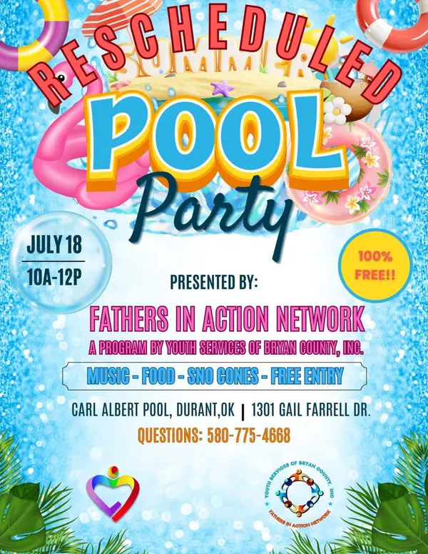feature image of Beat the Heat: Fathers in Action Network Hosts Free Summer Pool Party in Durant, OK