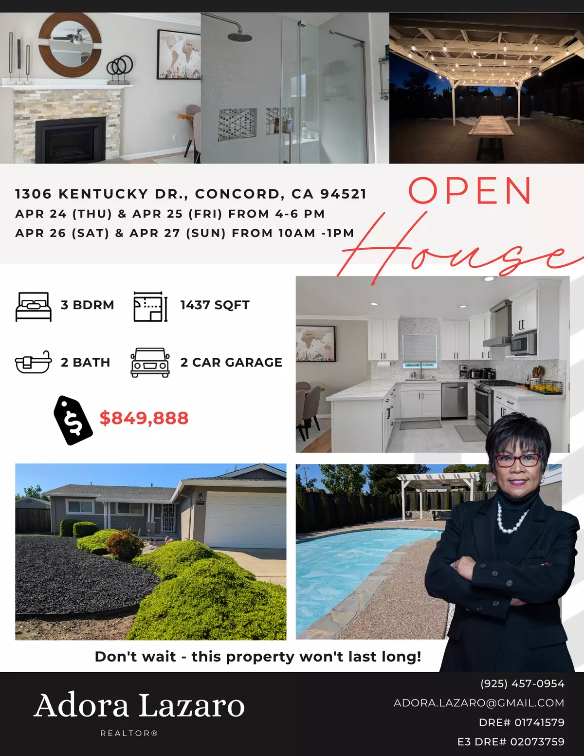 Concord, CA 94521-4645,1306 Kentucky Dr