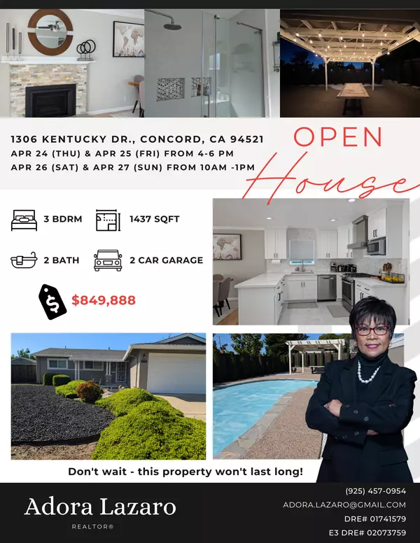 1306 Kentucky Dr, Concord, CA 94521-4645