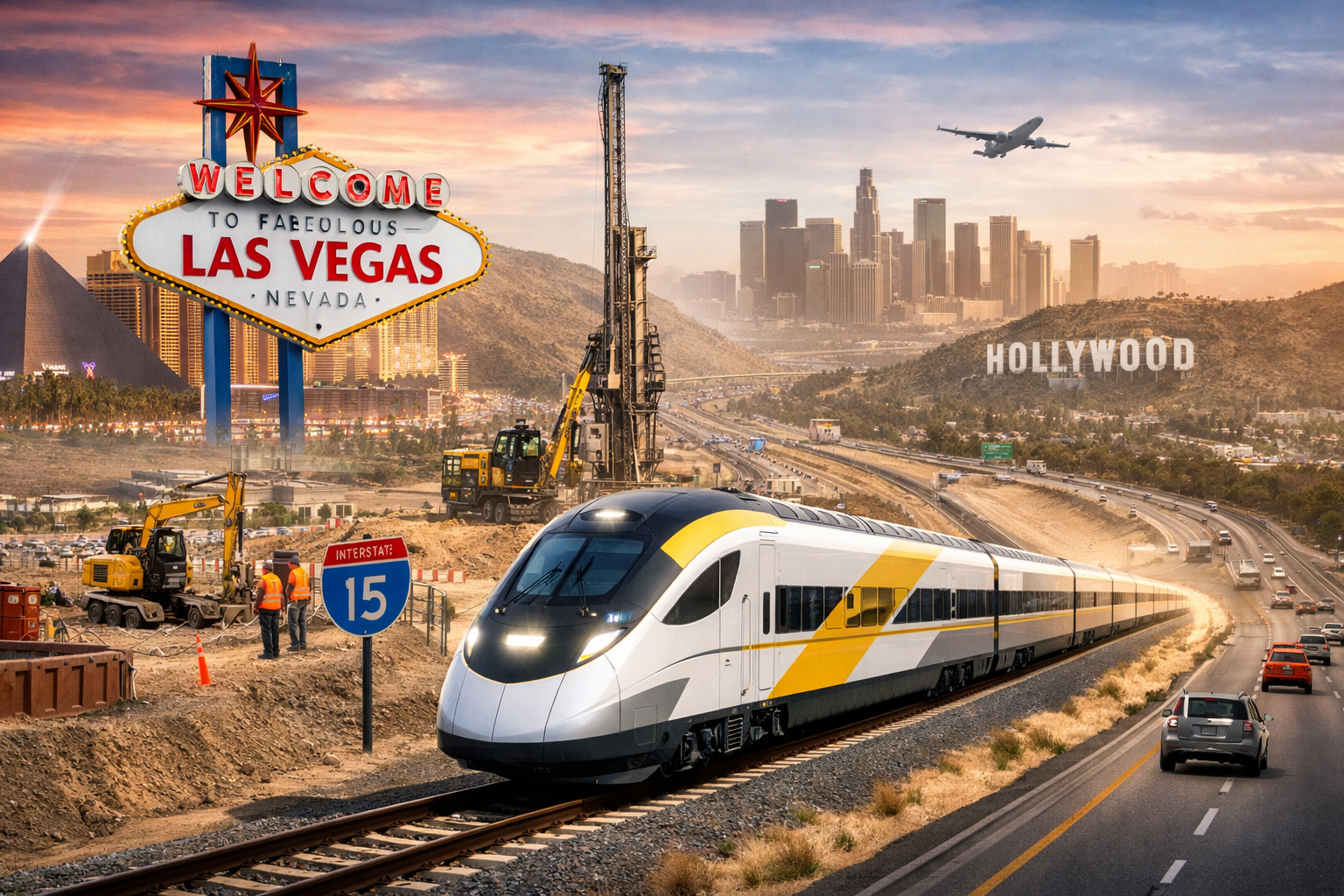 Brightline West is Underway