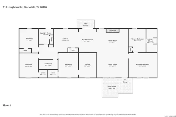 111 LONGHORN RD, Stockdale, TX 78160