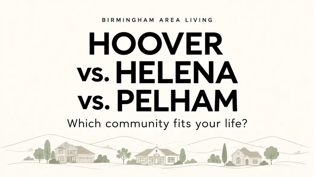 Hoover vs. Helena vs. Pelham: What to Know Before Choosing Where to Live