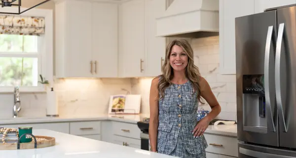 Christine Joiner inside Birmingham-area home