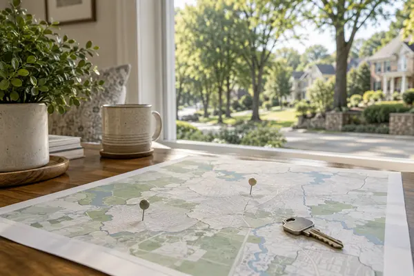 Comparing Birmingham-area locations and service boundaries