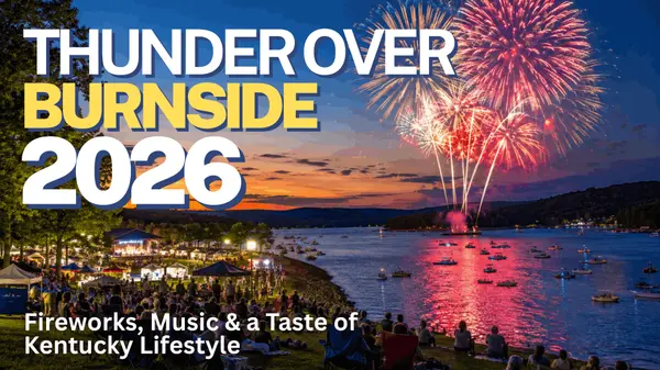 feature image of Thunder Over Burnside 2026: Fireworks, Music &amp; a Taste of the Kentucky Lifestyle