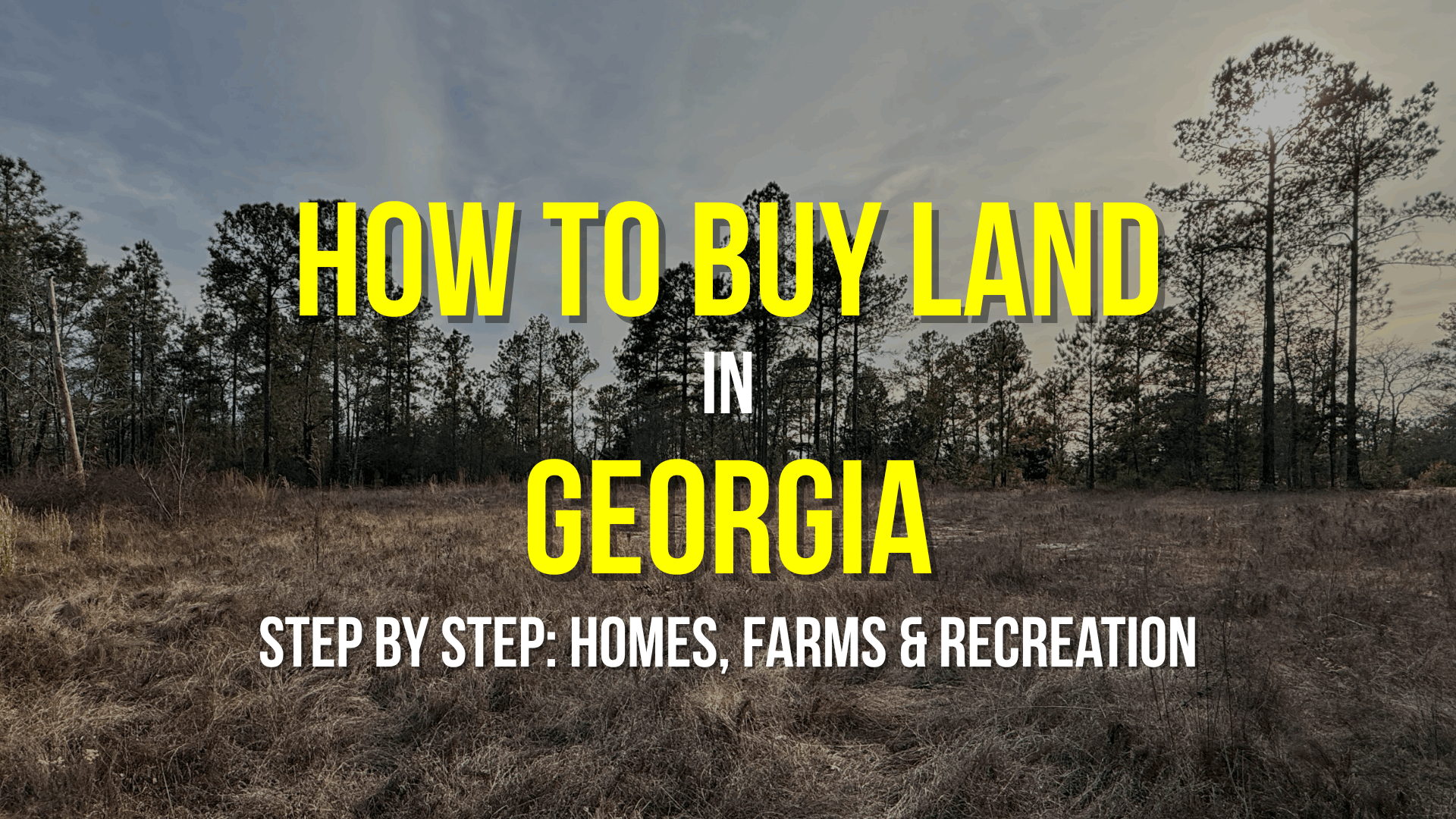 How to Buy Land