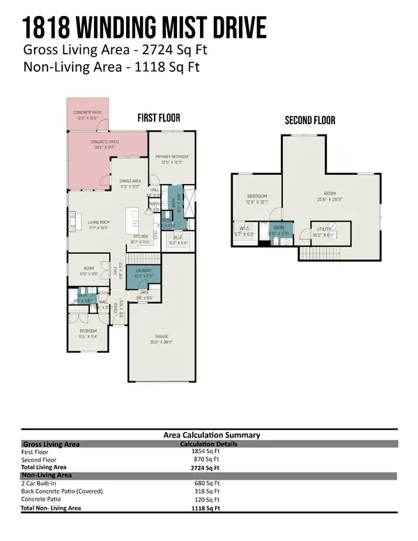 Combined floor plan 1818 winding mist dr