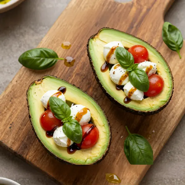 feature image of The Ultimate Fresh Reset: Caprese Stuffed Avocados