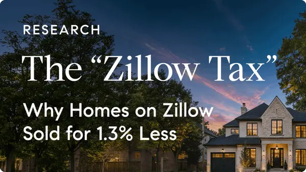 The "Zillow Tax": Why Homes on Zillow Sold for 1.3% Less