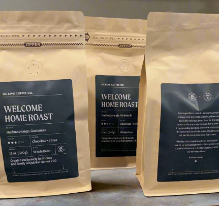 Welcome Home Roast coffee bags
