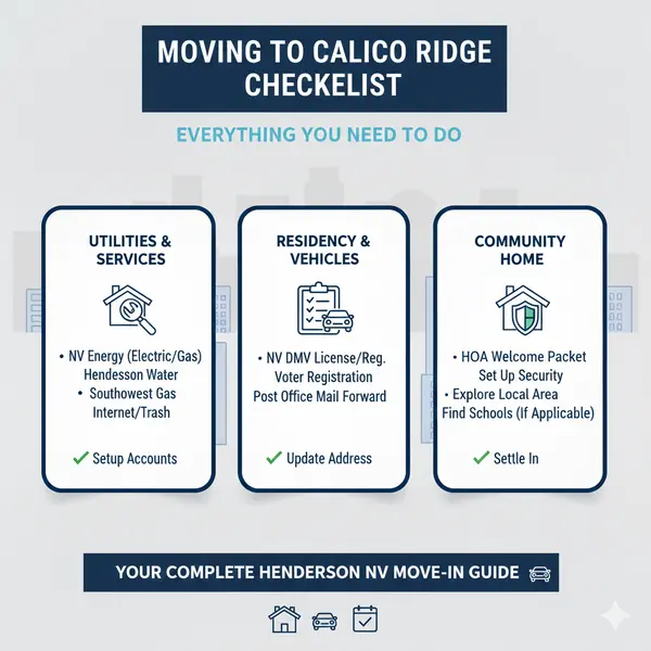 Moving to Calico Ridge Checklist: Everything You Need to Do,Ryan Rose