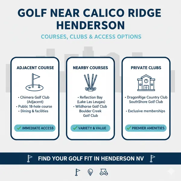 Golf Near Calico Ridge Henderson: Courses, Clubs, and Access Options,Ryan Rose