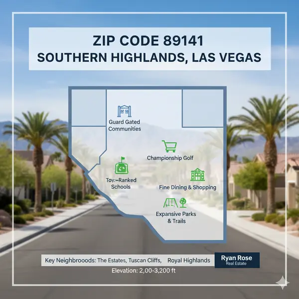 Zip Code 89141 Southern Highlands Las Vegas | Ryan Rose,Ryan Rose