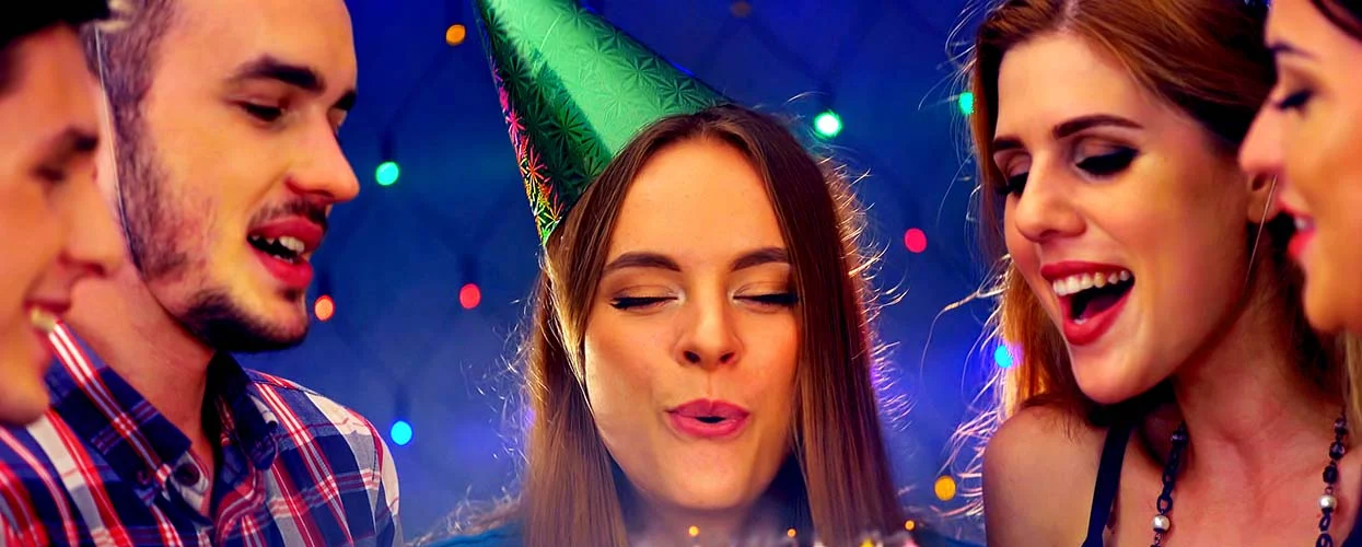 People celebrating