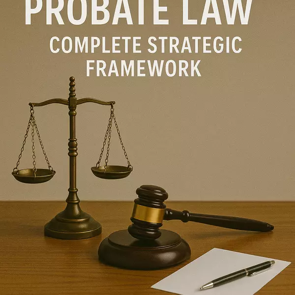 Probate Law: Complete Strategic Framework,Weldon Hobbs