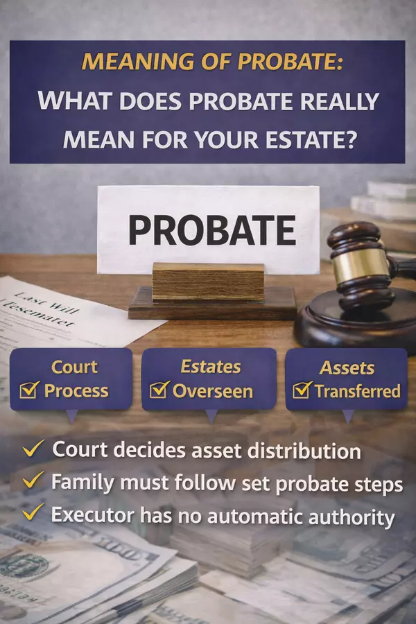 Meaning Of Probate: What Does Probate Really Mean for Your Estate?,Weldon Hobbs
