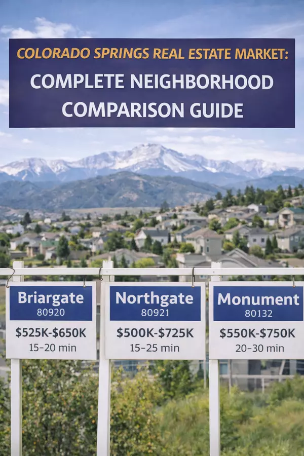 Colorado Springs Real Estate Market: Complete Neighborhood Comparison Guide,Weldon Hobbs