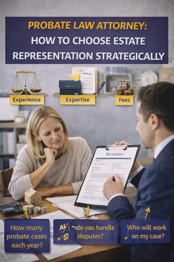 Probate Law Attorney: How to Choose Estate Representation Strategically,Weldon Hobbs