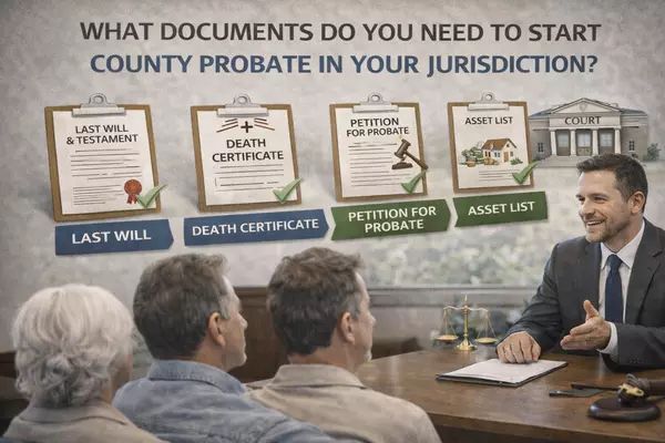  What Documents Do You Need to Start County Probate in Your Jurisdiction?,Weldon Hobbs
