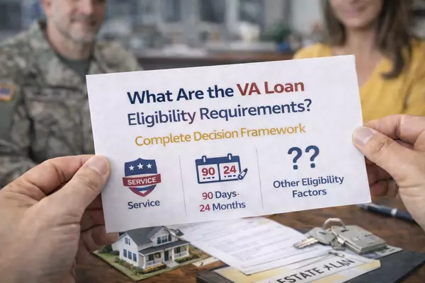 What Are the VA Loan Eligibility Requirements? Complete Decision Framework,Weldon Hobbs