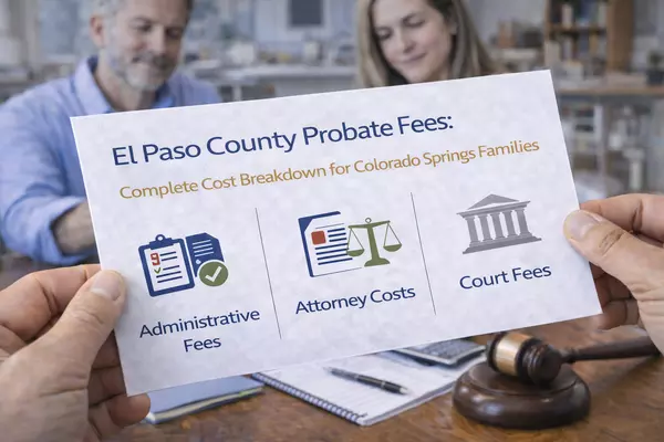 El Paso County Probate Fees: Complete Cost Breakdown for Colorado Springs Families,Weldon Hobbs