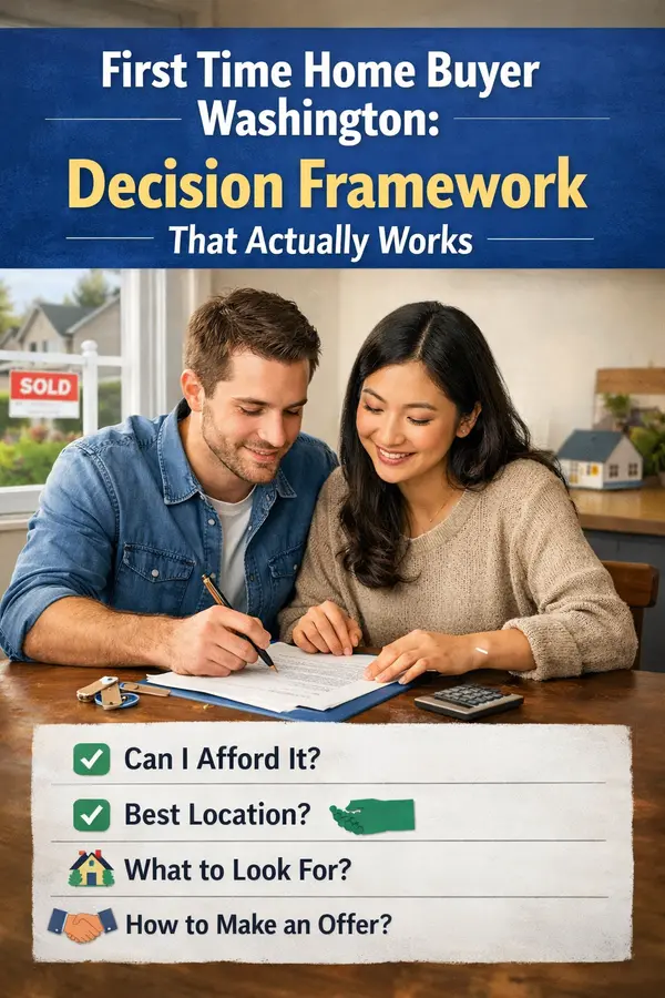  First Time Home Buyer Washington: Decision Framework That Actually Works