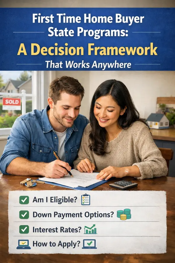 First Time Home Buyer State Programs: A Decision Framework That Works Anywhere